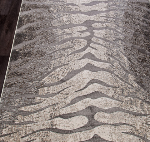 Тут изображение Ковер 4093 - BEIGE-GRAY - Прямоугольник - коллекция IBIZA 1.20x1.70