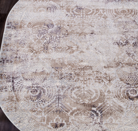 Тут изображение Ковер 15444A - BEIGE / PINK - Овал - коллекция TOKIO 3.00x4.00