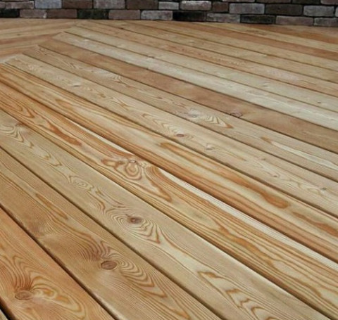 Тут изображение Доска Палубная Лиственница сорт АВ 27*120*2300 м2