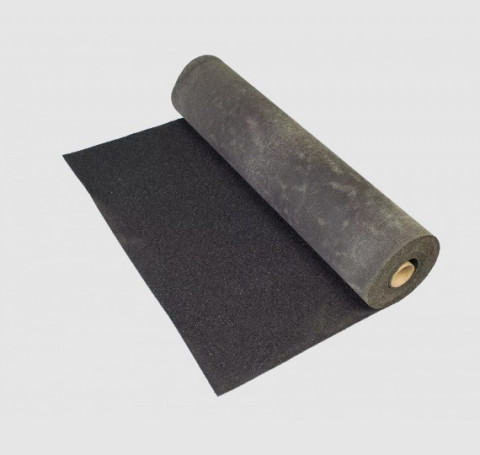 Тут изображение Ендовный ковер ТЕХНОНИКОЛЬ, черный, 10x1 м, рул.