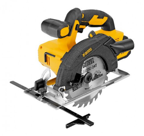 Тут изображение Пила циркулярная аккумуляторная CCSH-20-165, 165 мм, Li-Ion, 20 В// Denzel