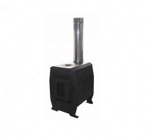 Тут изображение Отопительная печь Веста 200 с чугунной дверкой