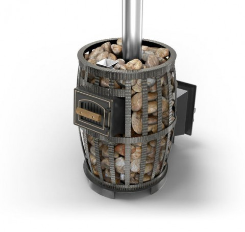 Тут изображение Печь для бани Везувий Легенда Русский Пар Ковка 18 (240)