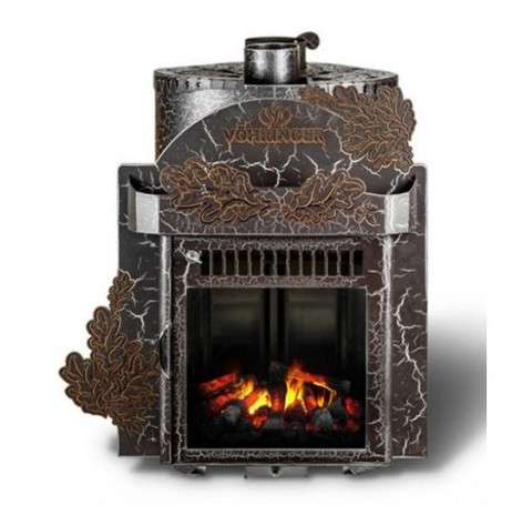 Тут изображение Печь для бани ГАРМОНИЯ ДУБ Экран (Ферингер) До 30 М3