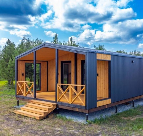 Тут изображение Модульный дом в стиле «Барн» 40