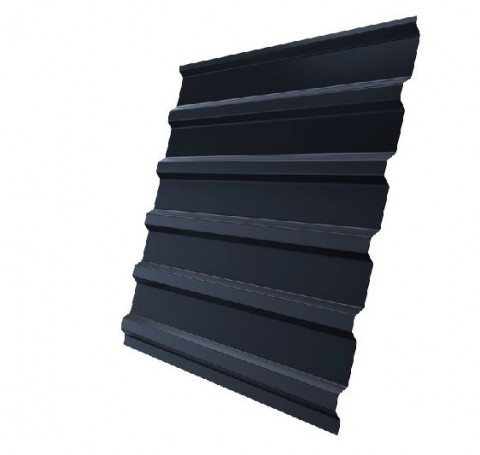 Тут изображение Профнастил С20 Графит (0,5мм; 1,15) RAL 7024