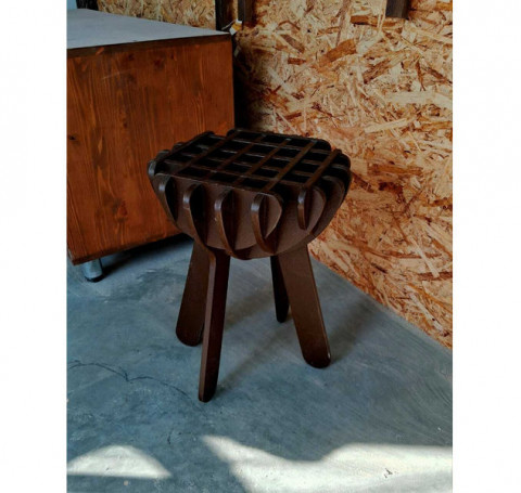 Тут изображение Табурет деревянный параметрический