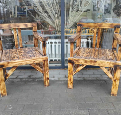 Тут изображение Стул деревянный Дачный