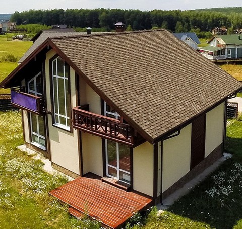 Тут изображение Мягкая черепица Шинглас Кантри Техас