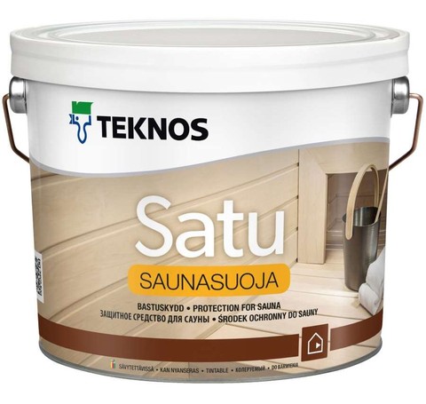 Тут изображение Satu Saunasuoja защитное средство для бани и сауны, 9 л