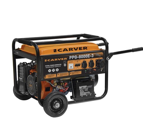 Тут изображение Генератор бенз. CARVER PPG- 8000E-3