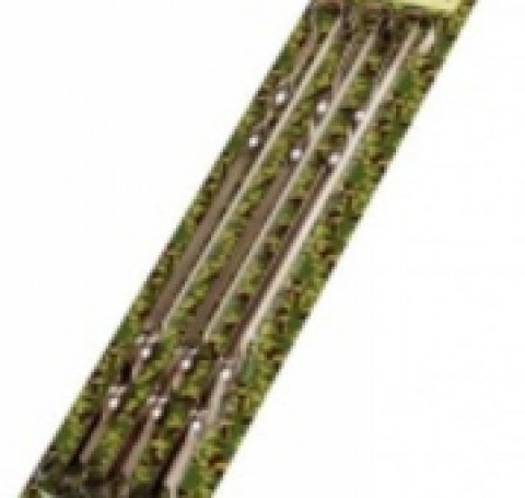 Тут изображение Набор шампуров 55см, с дер. ручками с кольцами 6шт в упак. Boyscout, Актив