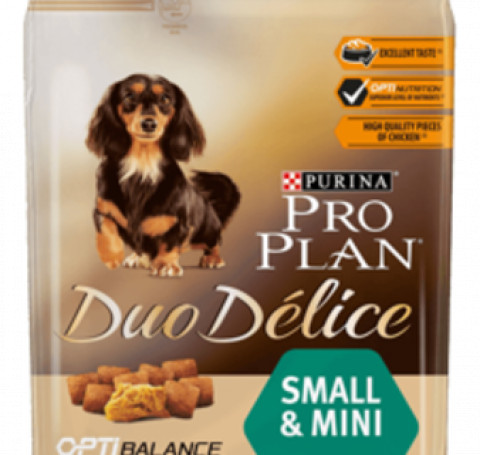 Тут изображение PRO PLAN DUO DÉLICE – сухой корм для собак мелких и карликовых пород, 700 гр